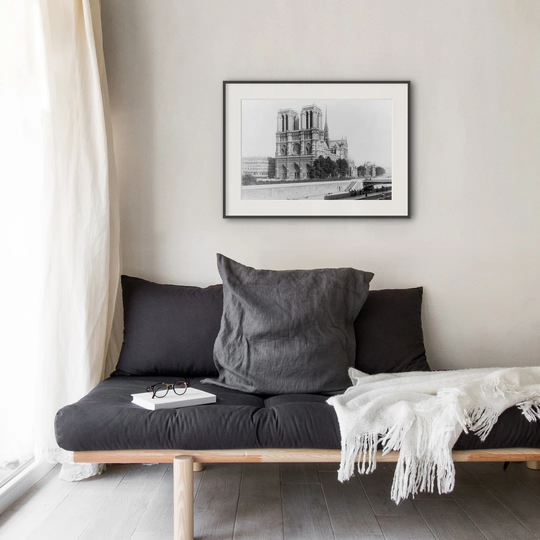 Paris - Notre Dame 2 - Picture Frame Photograph Print on Paper