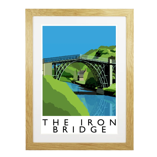 The Iron Bridge by Richard O'Neil - Graphic Art Print on Paper