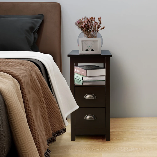 Lavaca 2 Drawer Bedside Table