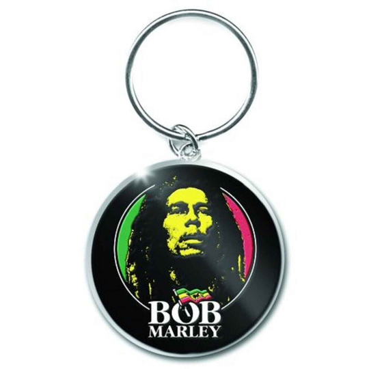 Bob Marley Keyring Keychain Logo Face new Official metal