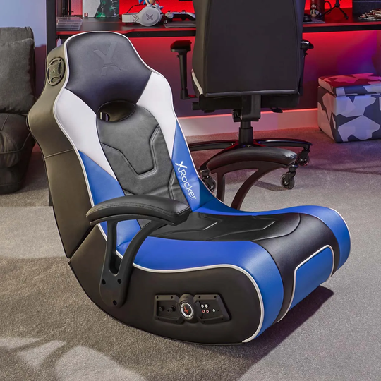 X Rocker G-force Sport 2.1 Stereo Audio Gaming Chair With Subwoofer - Blue