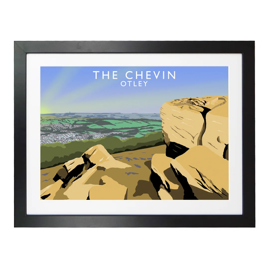 'The Chevin' by Richard O'Neal - Graphic Art Print on Paper