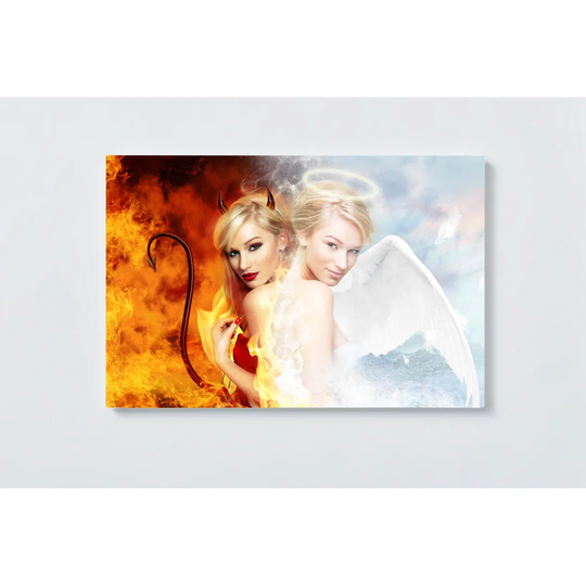 Angel and Magnetic Wall Mounted Cork Board