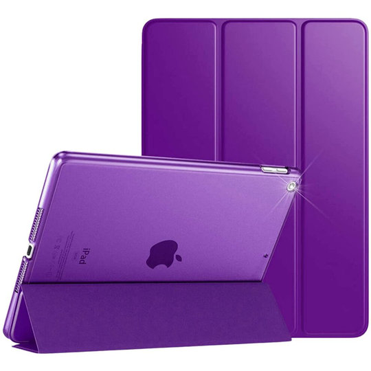 Case For Apple iPad Pro 9.7 Generation - Magnetic Smart Leather Cover - Fit To Model No. A1673 / A1674 (Purple)