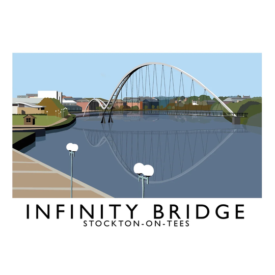 infinity Bridge 2 - Graphic Art Print on Paper