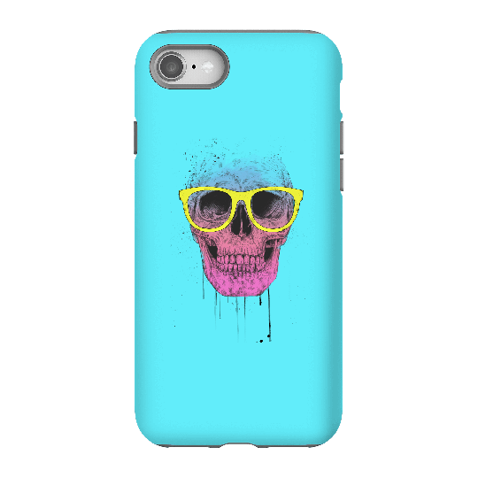 Balazs Solti Skull And Glasses Phone Case for iPhone and Android - iPhone 8 - Tough Case - Gloss