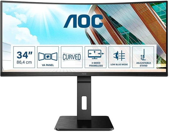 AOC Pro CU34P2A 34" WQHD Curved Monitor