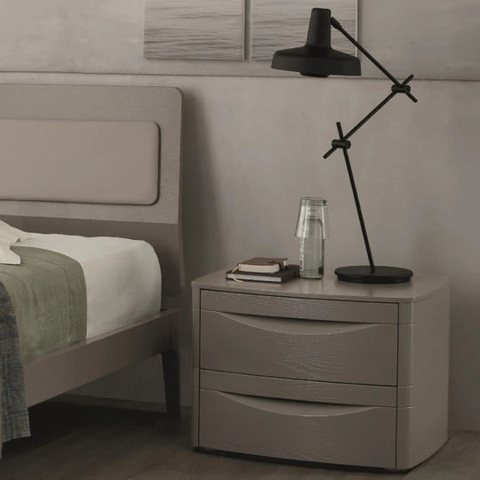 Ehrfried 2 Drawer Bedside Table