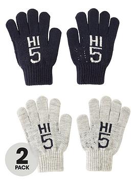 Everyday Boys High Five Magic Gloves With Touch Screen (2 Pack) - Navy/Multi