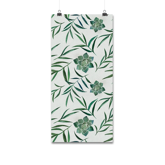 Walllpaper Roll 208X146cm Wallpaper Material With Print Mural Decoration Kitchen Livingroom Bedroom - Succulentleaves Flowers Leaves