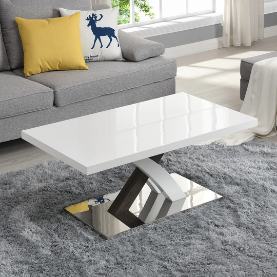 Plattsburgh Cross Legs Coffee Table