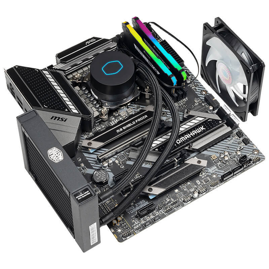 AlphaSync Custom PC Bundle - Intel Core i5-10600K CPU MSI MAG Z490 Tomahawk Motherboard 16GB 3200MHz Corsair Vengeance RAM MasterLiquid ML120L V2 RGB