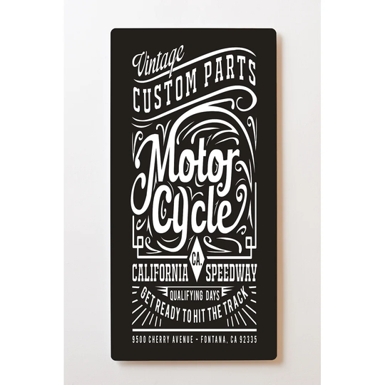 Backlight Motive Wall Picture Motorcycle Magnetic Cork Board