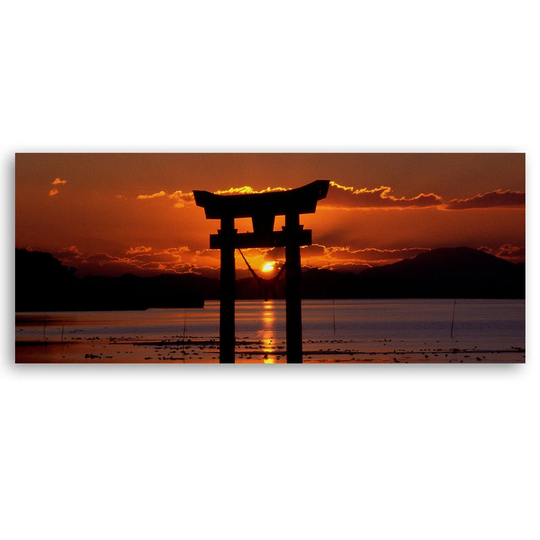 Canvas Print, Cities And Orange Architecture 16966
