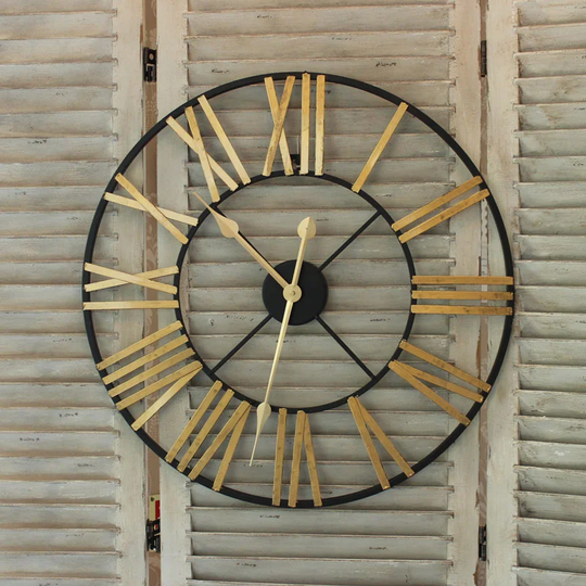 Crete Oversized Skeleton 60cm Wall Clock