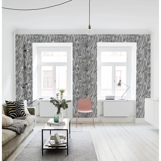 Walllpaper Roll 250X250cm Mural Decoration Wallpaper Material With Print Kitchen Livingroom Bedroom - Wood Imitation