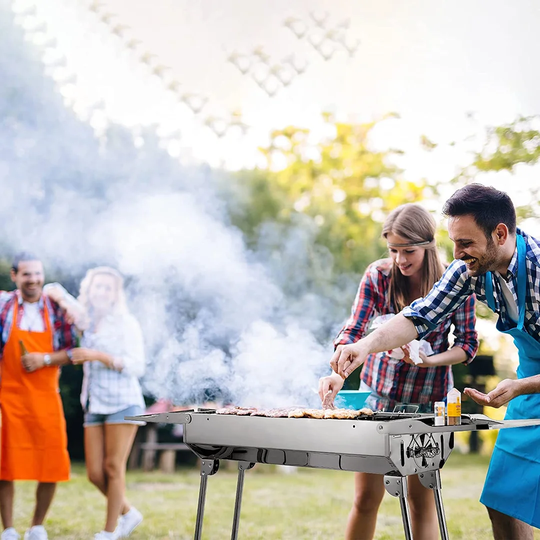 Alicante Dakota Fields Single Burner Flat Top Charcoal Grill