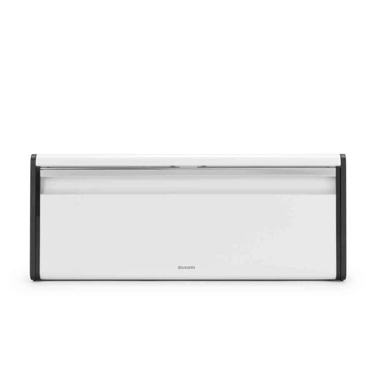 Brabantia Fall Front Bread Bin - White