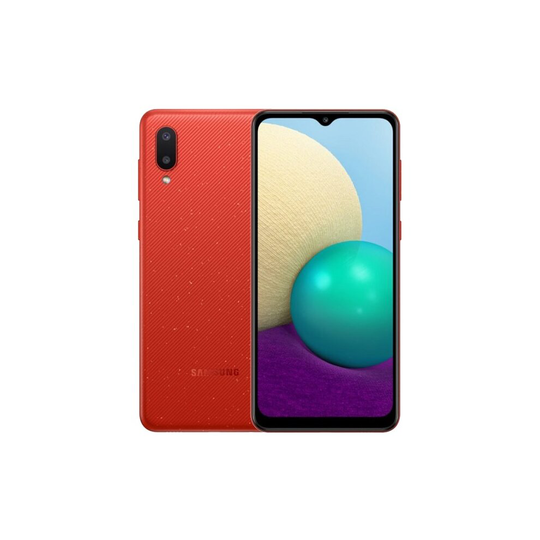 (Unlocked, Red) Samsung Galaxy A02 Dual SIM | 32GB | 3GB RAM