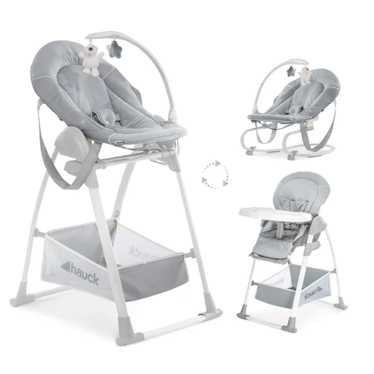 Hauck Sit N Relax 3 In 1 Highchair - Stretch Grey
