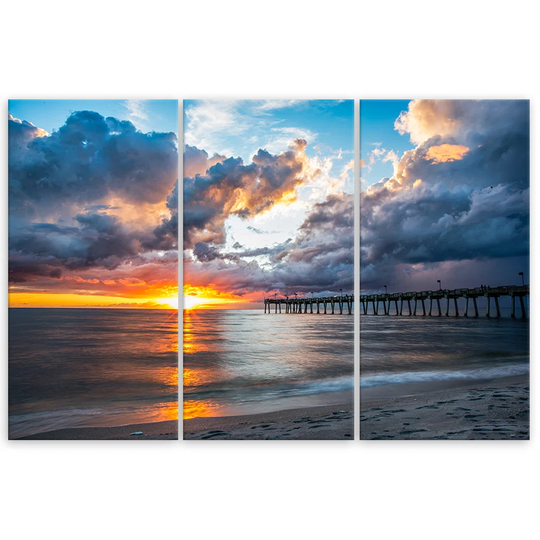 Canvas Print Sea At Sunset