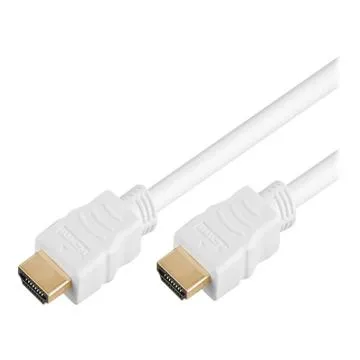goobay HDMI med Ethernet-kabel HDMI - 15m - Hvid
