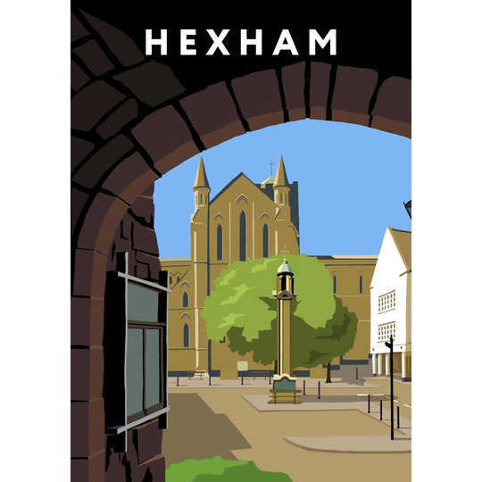 Hexham by Richard O'Neil - Graphic Art Print on Paper