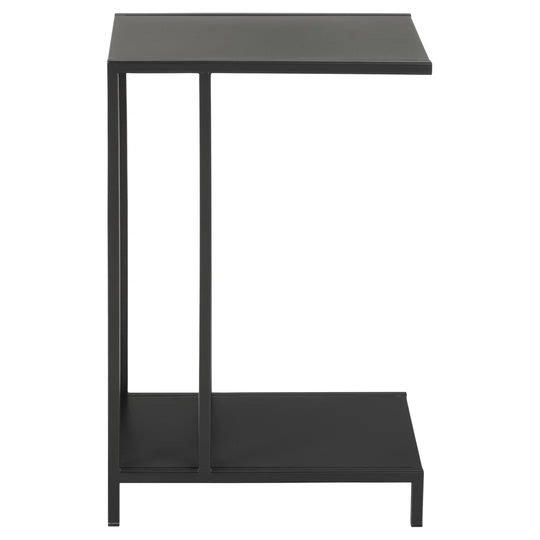 Newcastle Side Table Matt Black Metal