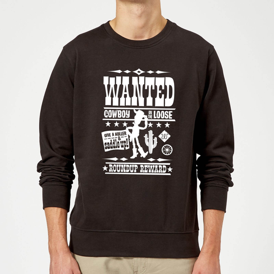 Toy Story Wanted Poster Sweatshirt - Black - L - Black