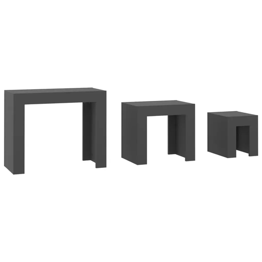 Casimier Sled Nest Of Tables Built-In Outlets