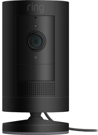 Ring Plug-In Cam with Two Way Talk - Black