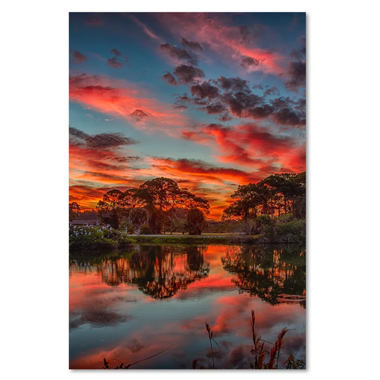 Canvas Print, Orange Landscapes 16398