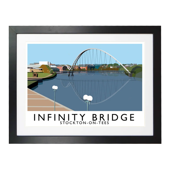 infinity Bridge 2 - Graphic Art Print on Paper