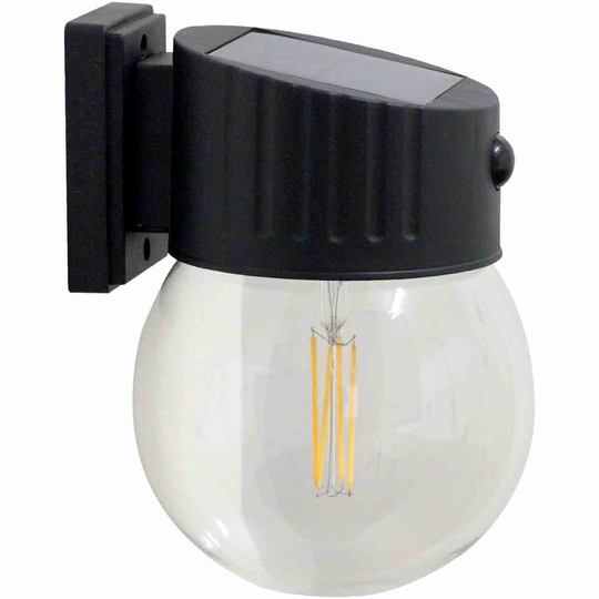 Luxform Solar Glass Globe Wall Light 29109