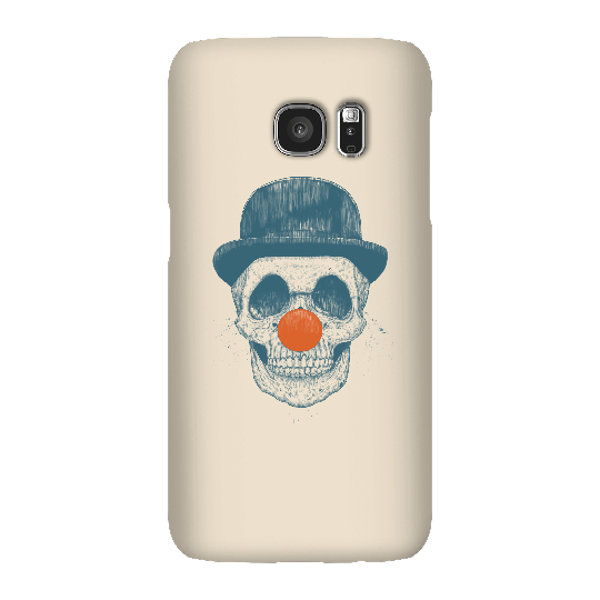 Balazs Solti Red Nosed Skull Phone Case for iPhone and Android - Samsung S7 - Snap Case - Gloss