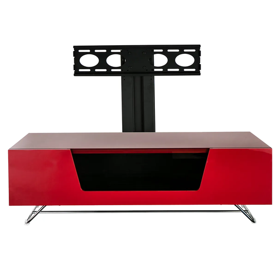 Alphason Chromium 2 1200 + Bracket TV Stand - Red