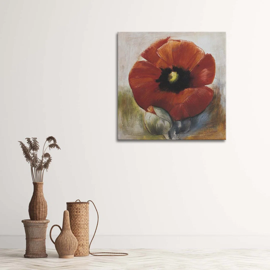 Canvas Print Poppy Flowers Acrylic
