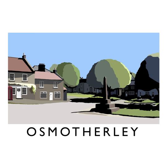 Osmotherley by Richard O'Neil - Graphic Art Print on Paper
