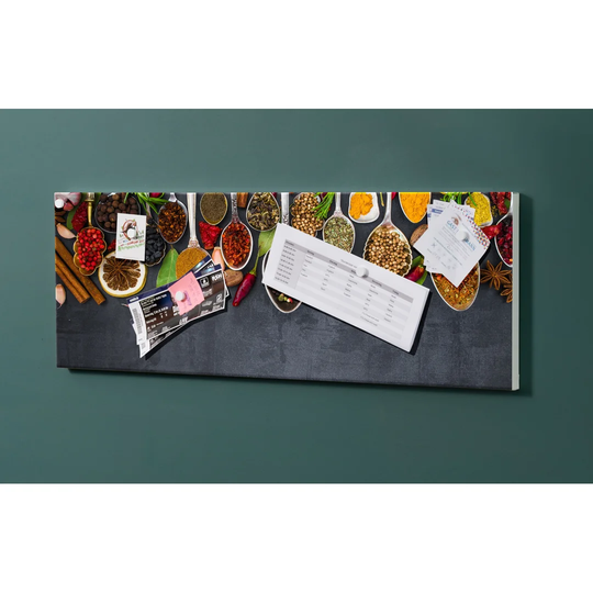 Notiz Motive Spices Magnetic Wall Mounted Cork Board