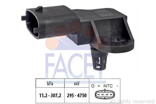 Air Pressure Sensor, height adaptation Made in Italy - OE Equivalent 103152