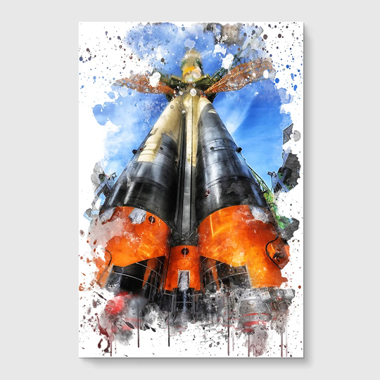 'Space Shuttle' Graphic Art Print Poster
