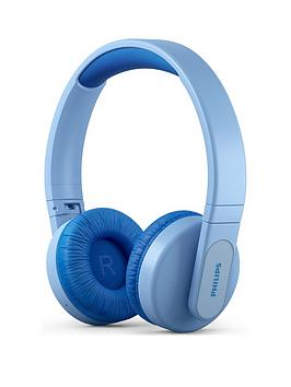 Philips Philips Tak4206Bl/00 Kids Wireless On-Ear Headphones (Blue)