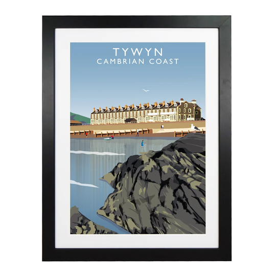 Tywyn 2 by Richard O'Neil - Graphic Art Print on Paper