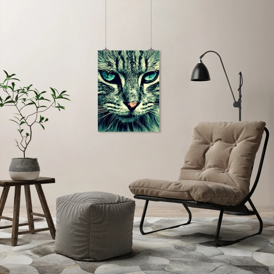 Wonderful Cat with Special Eyes - Unframed Photograph Print on Paper