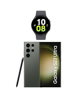 Samsung Samsung Galaxy S23 Ultra Smartphone 512Gb Green + Galaxy Watch5 Aluminium 44Mm Graphite