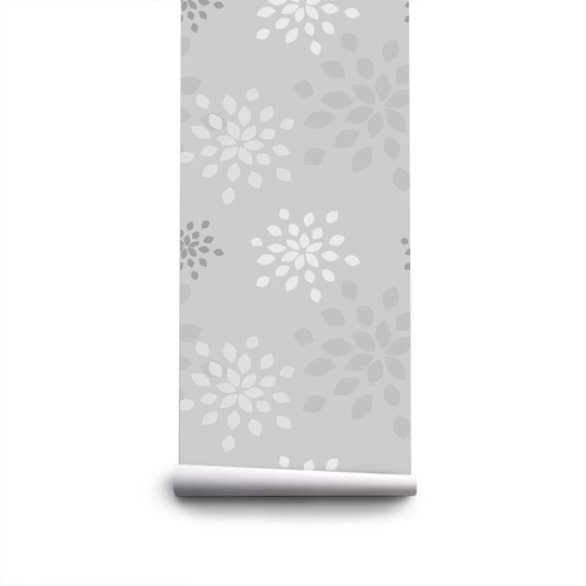 Walllpaper Roll 250X250cm Mural Decoration Wallpaper Material With Print Kitchen Livingroom Bedroom - Geometric Flowers