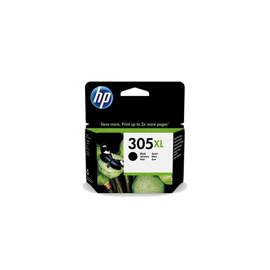HP 3YM62AE 305XL High Yield Original Ink Cartridge, Black, Single Pack