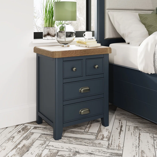 Santee 4 Drawer Bedside Table