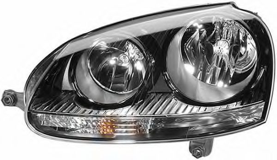 Headlight Halogen 1LG247007-641 by Hella Right