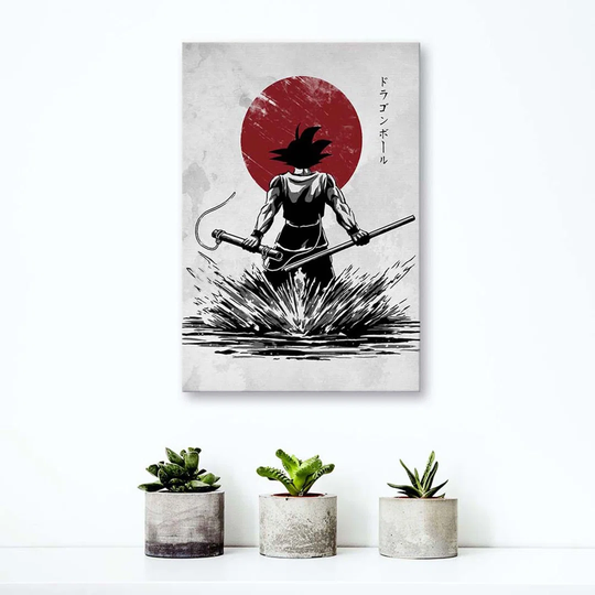 Canvas Print Anime Manga Samurai